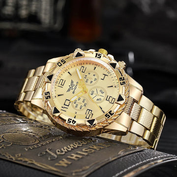 Mens Reloj Luxury Brand Watches For Mens Fashion High Quality Luxury Simple WristWatch Business Full Steel Sports Male Clock